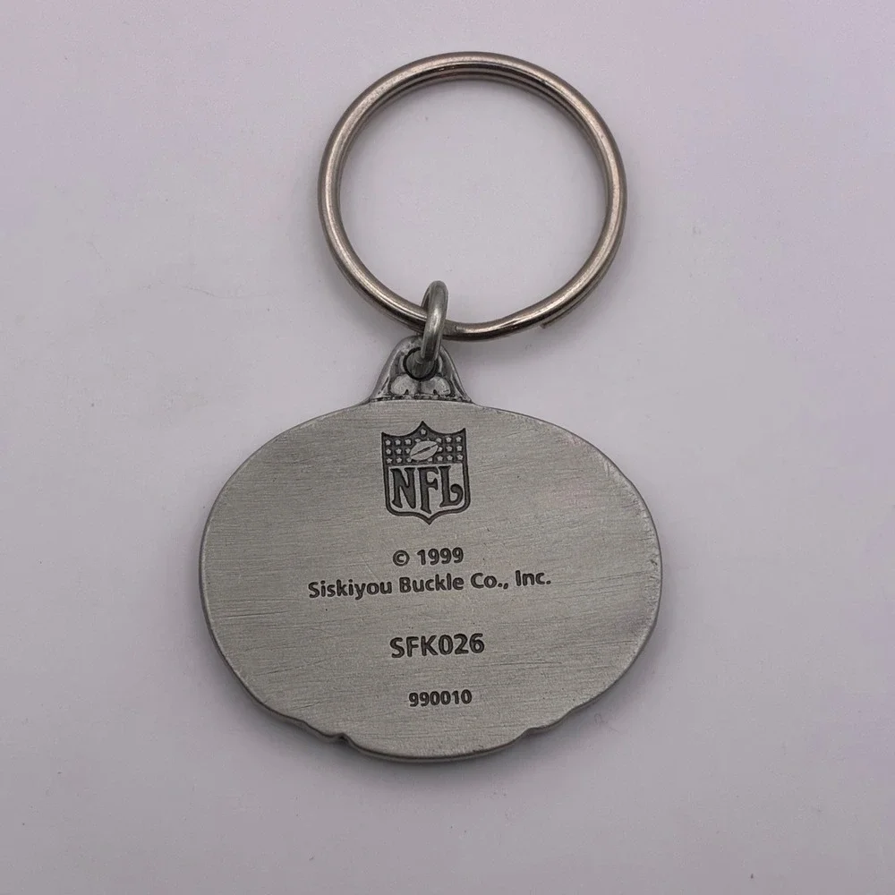 Vintage 1999 Cleveland Browns NFL Keychain Siskiyou Buckle Co Skyline SFK026